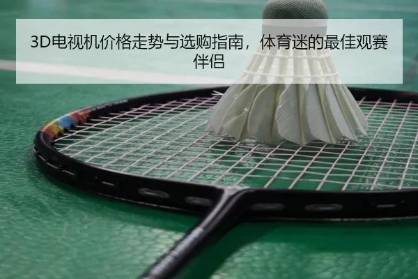 3D电视机价格走势与选购指南，体育迷的最佳观赛伴侣